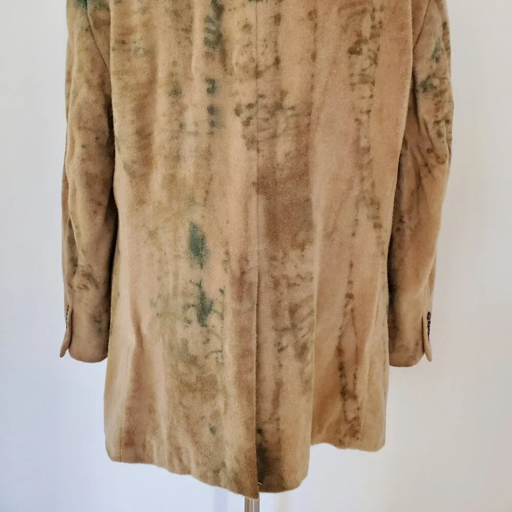Ralph Lauren Loro Piana cowboy camel wool blazer camo green brown tan gray 46 L